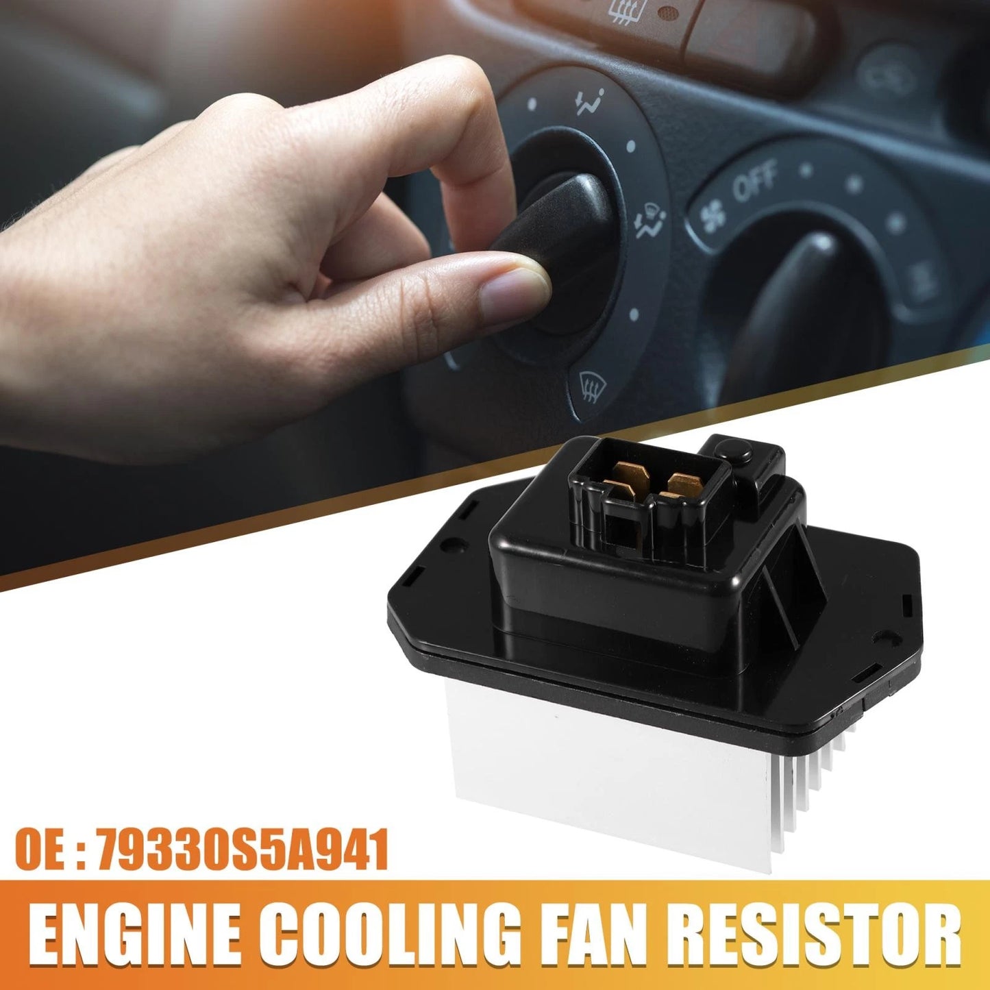 HVAC Fan Blower Motor Resistor for Honda, Subaru, Acura (2001-2005)