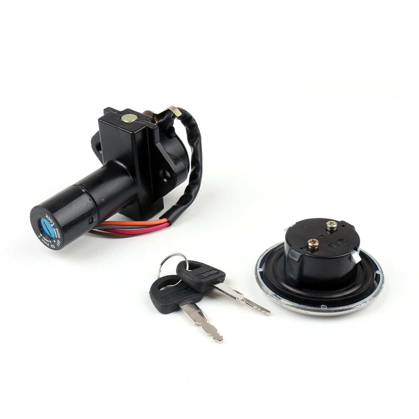 Ignition Lock & Fuel Gas Cap Key Set for Suzuki GN250 (1985-2001)