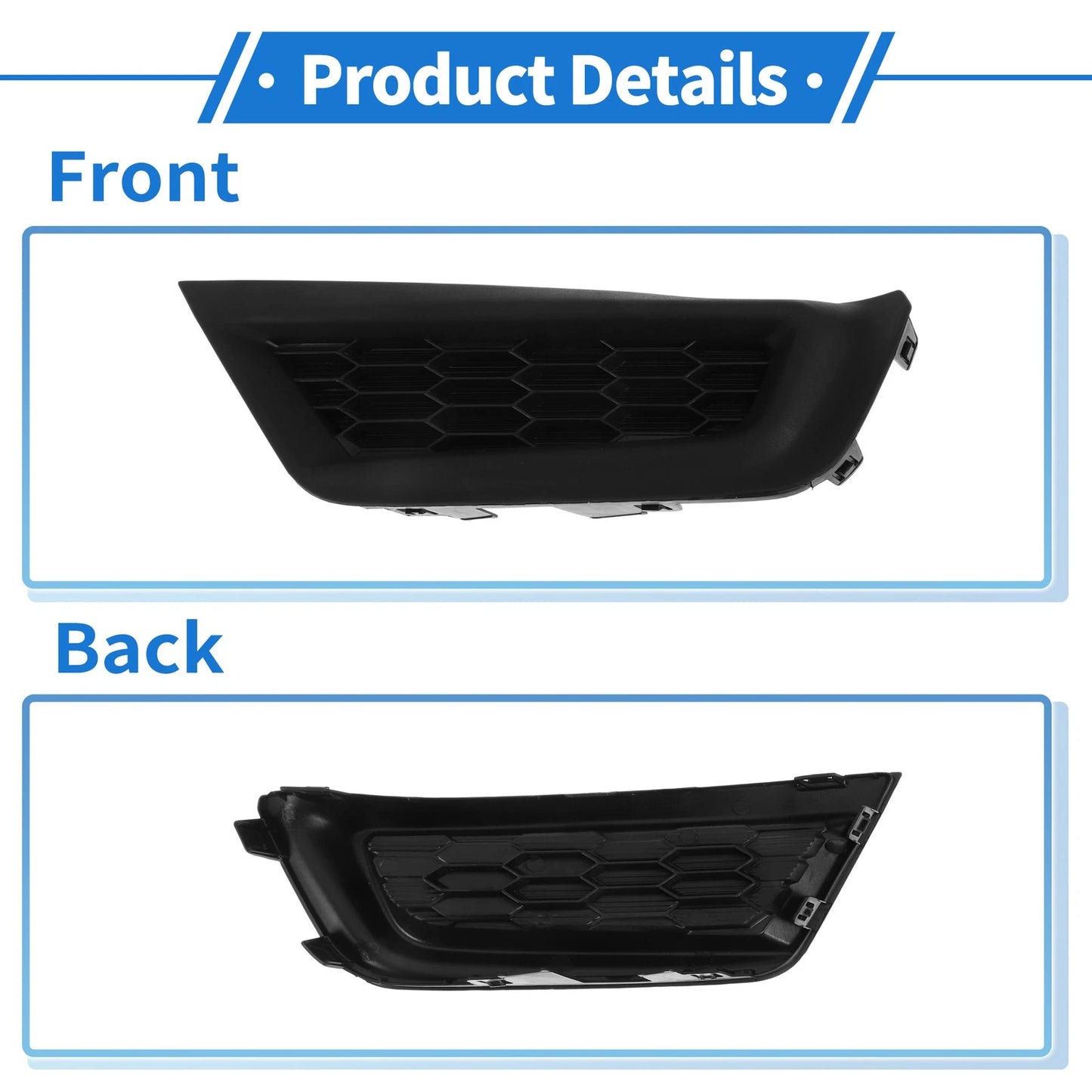 Front Left Fog Light Grill for Honda CR-V LX (2017-2019)