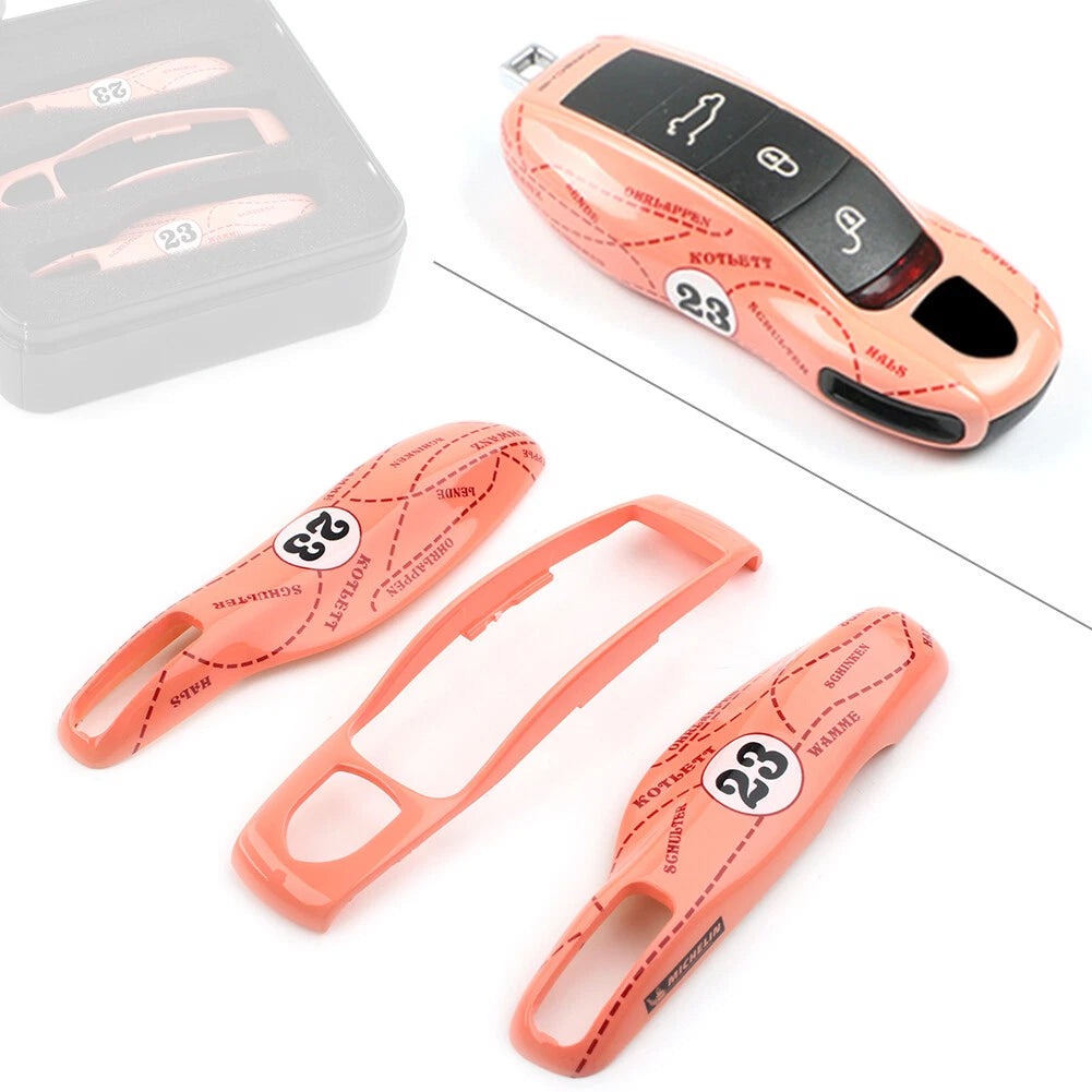 Pink Pig Case Shell Cover for Porsche Cayenne Panamera 911 Key Fob (2010-2020)