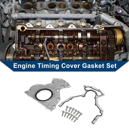 Timing Cover Gasket Set 6.0L 6.2L 4.8L 5.3L for GMC Chevy