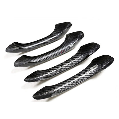 DRY Carbon Fiber Exterior Door Handles Cover Trim For Porsche Cayenne 2018-2021