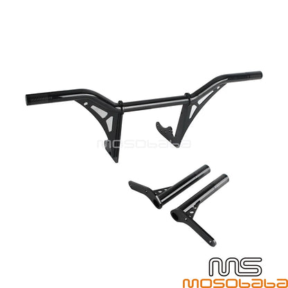 Front Engine Guard Crash Bar & Saddlebag Guard for FXLRST (2022-2024)