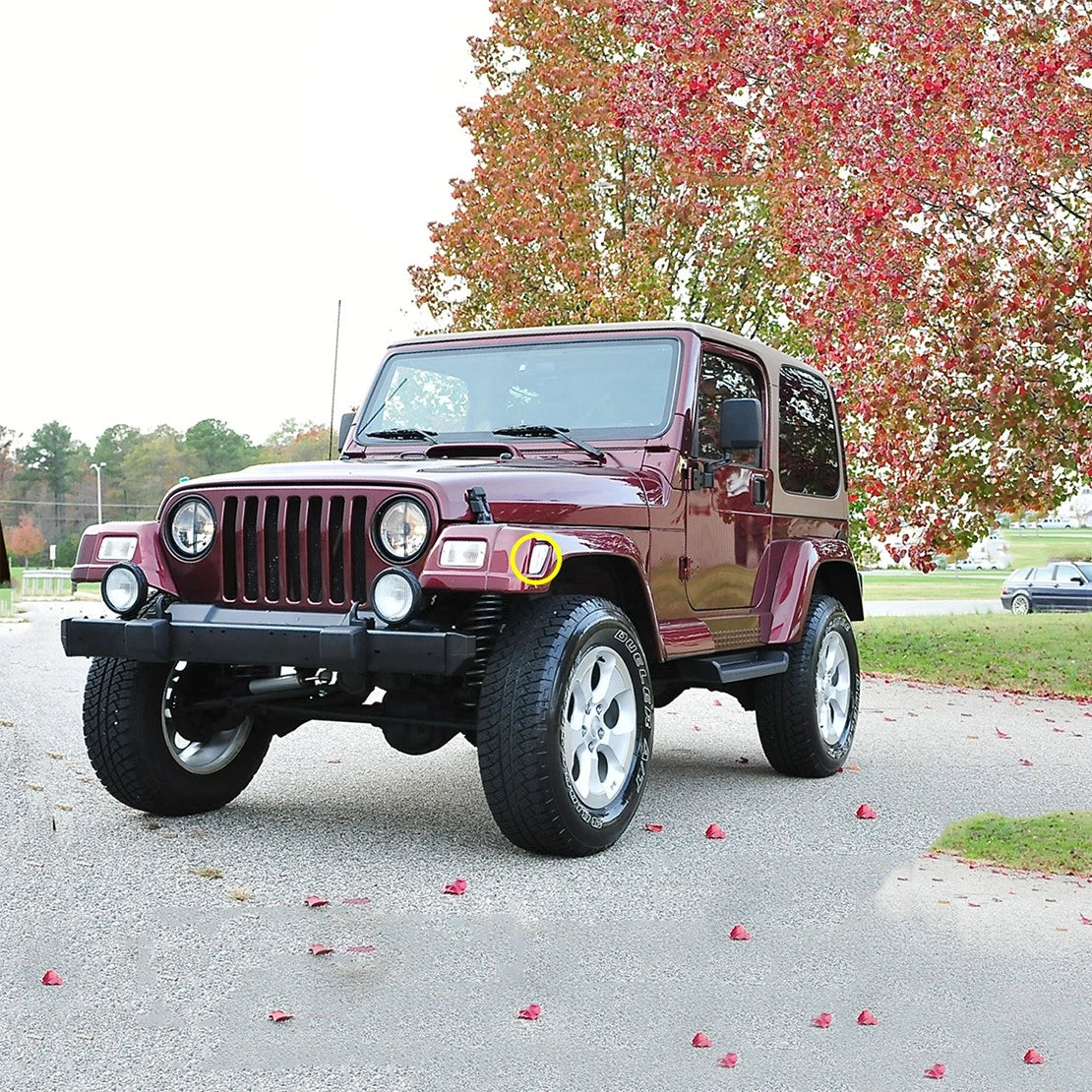 Front Bumper Side Marker Signal Light Housing for Jeep Wrangler TJ (1997-2006)