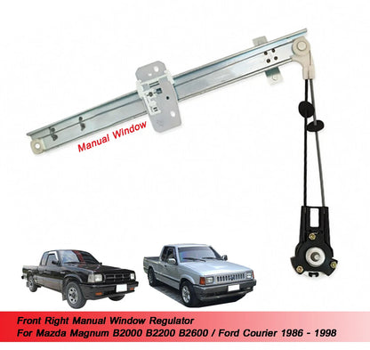 FR Window Regulator for Mazda B2000 B2200 B2600 / Ford Courier (1986-1998)