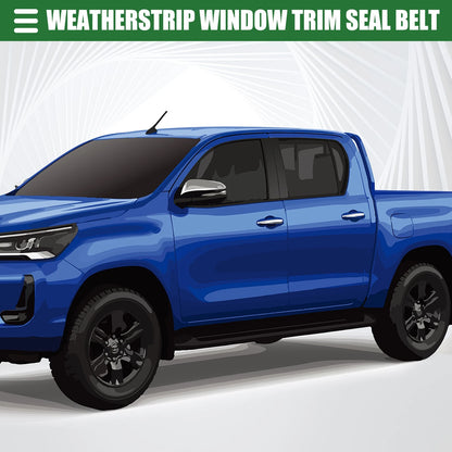 Pair Front Left Right Window Belt Weatherstrip for Toyota Hilux (2005-2014)