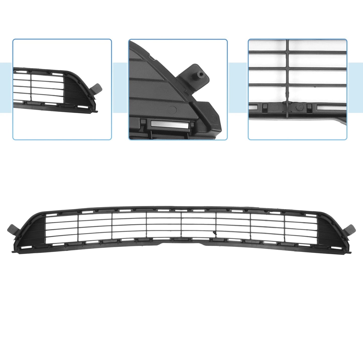 Front Hood Bumper Grille for Toyota RAV4 (2013-2015) Black