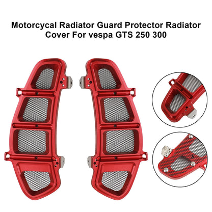 Radiator Cover Stainless Steel for Vespa GTS (2006-2017)
