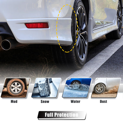 Mud Flaps Splash Guards for Toyota Highlander Black 1 Set (2014-2023)
