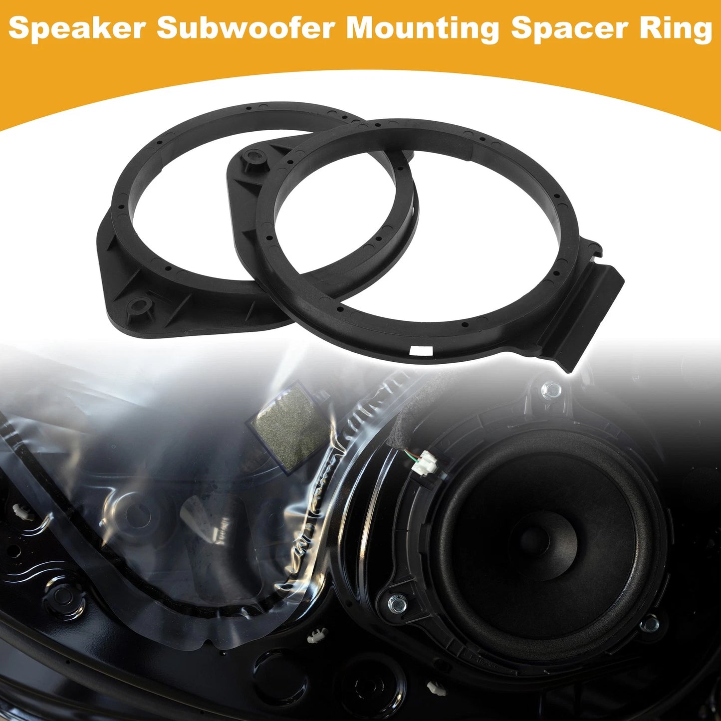 Speaker Spacer Ring Tweeter 2 x Adaptor for Buick Envision (2020–2021)