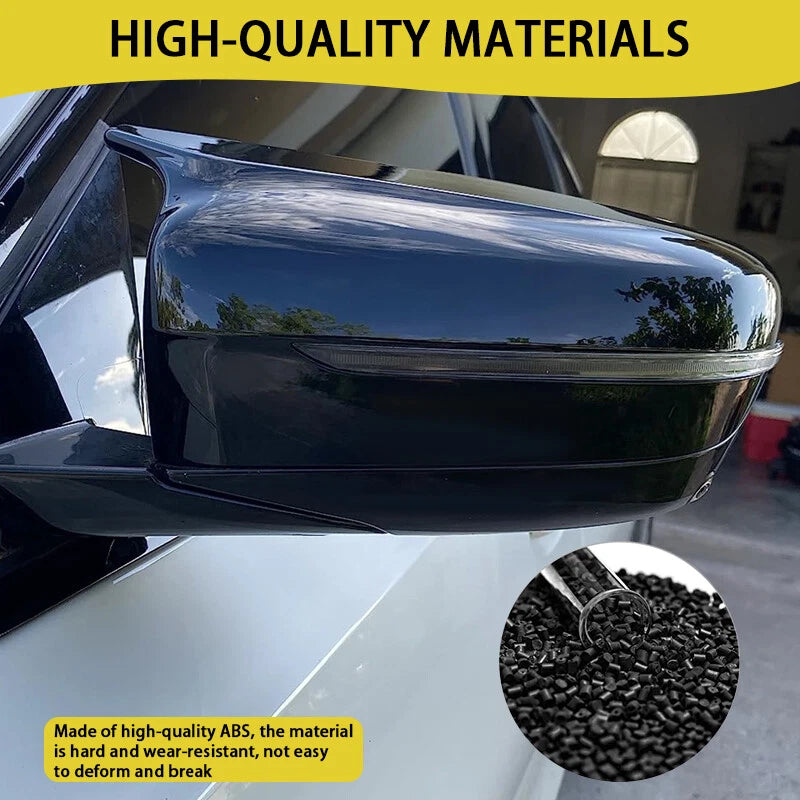 Glossy Black Side Mirror Cover Caps for 2017-2022 BMW 3 Series G20 G30