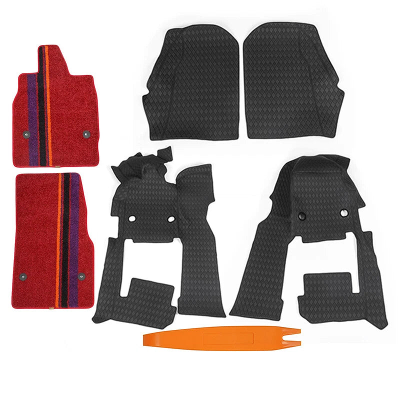 6 x All Weather Floor Mats for Corvette C8 Stingray (2020 - Present)