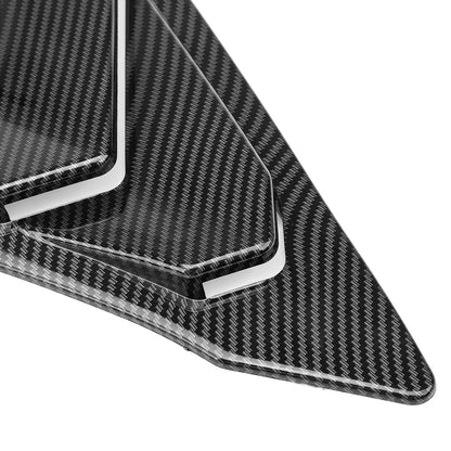 Carbon Look Window Louver Vent Shutter Cover for Honda Civic Sedan (2022–25)