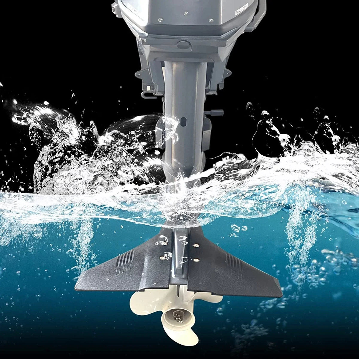 Dorsal-Fin Hydrofoil Stabilizer for Outboard Motor 5-150hp