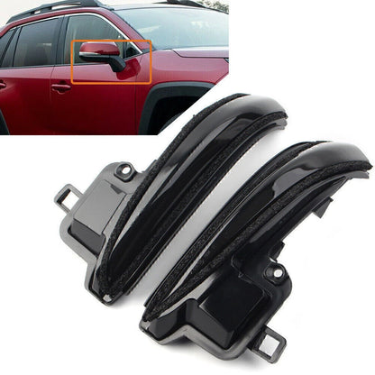 Dynamic Amber Turn Signal Side Mirror Lights for Toyota Tacoma (2016-2023)