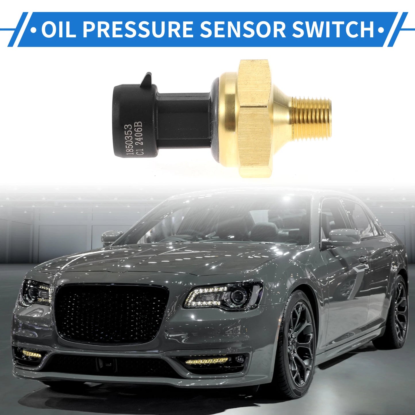Engine Oil Pressure Sensor for Ford F59 E-350 F-250 F-350 Lobo (2000-2023)