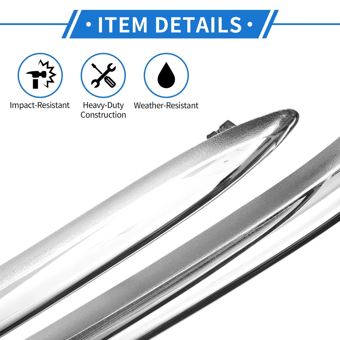 Front Right Bumper Grille Trim for Mercedes-Benz W222/S (2018-2020)