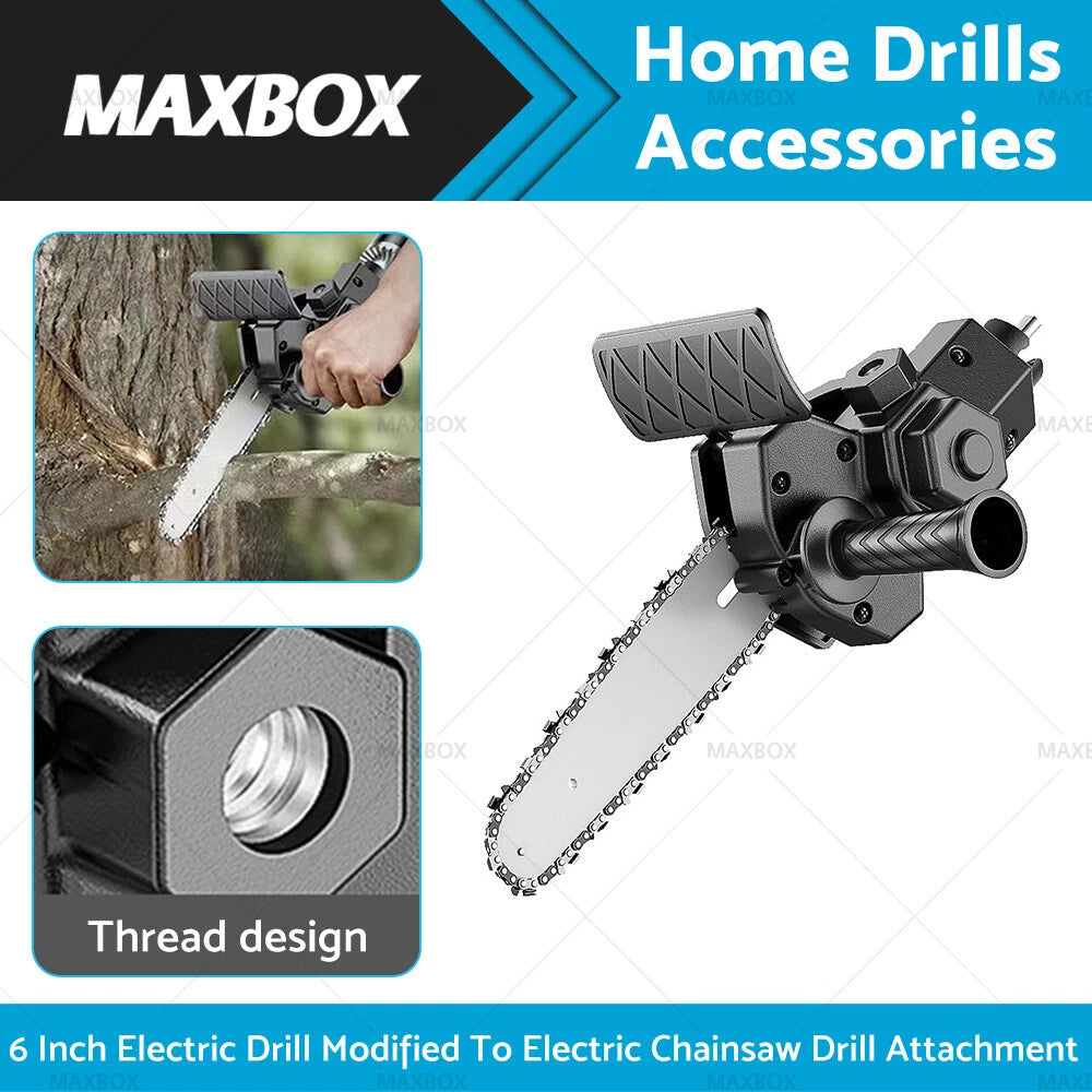 6" Electric Drill Converter to Chainsaw Wrench for Three-Jaw Collet Drill