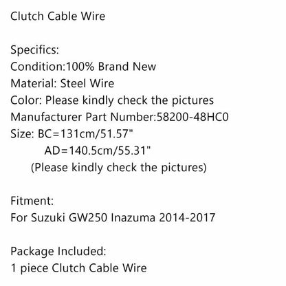 Clutch Cable for Suzuki GW250 Inazuma (2014-2017)