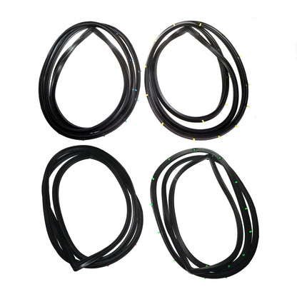 Rear Door Weatherstrip Seal Set for Toyota Crown S50 MS50 MS55 RS50 1967-1971