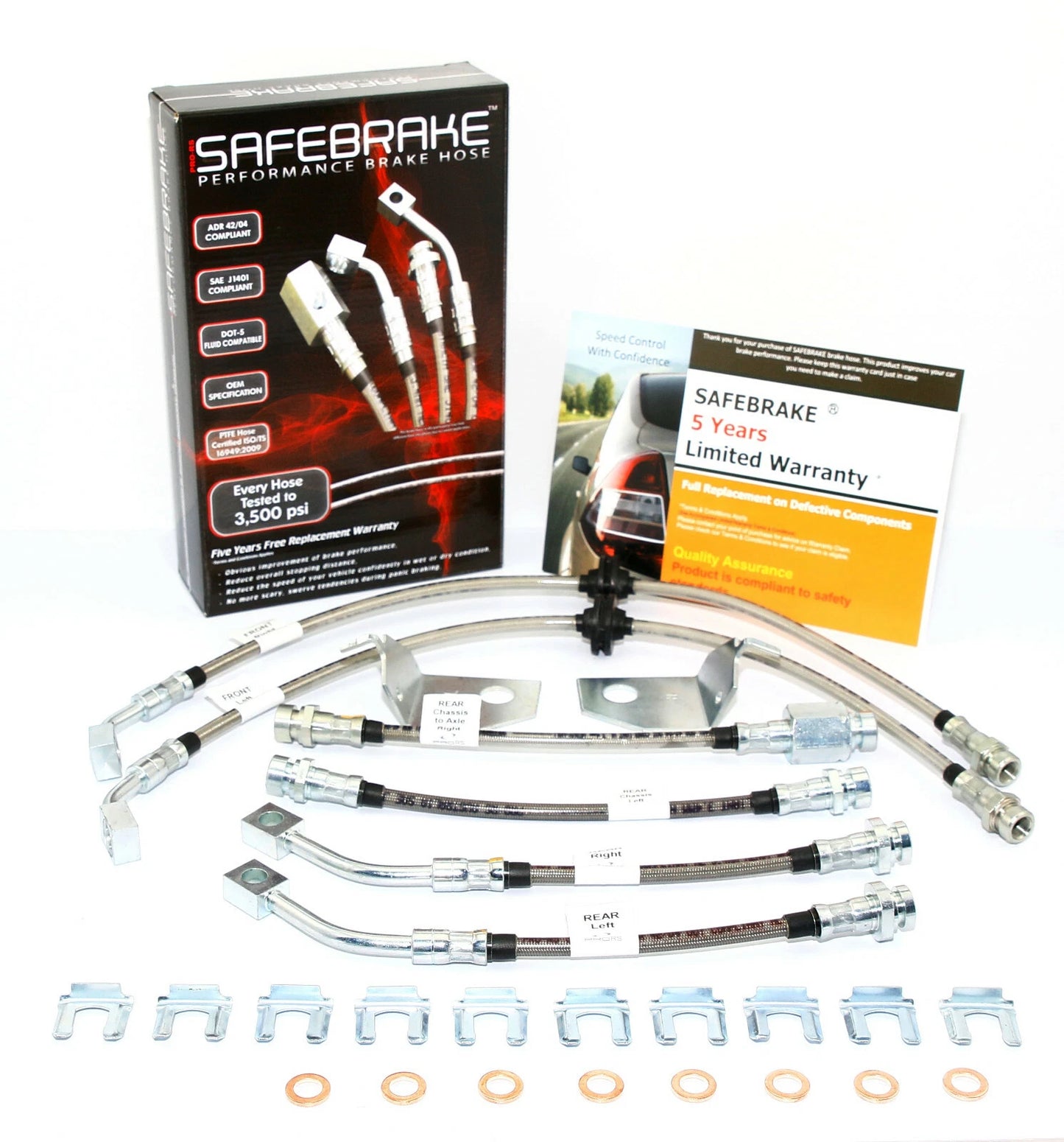 Brake Line Kit for Commodore VZ Sedan/Wagon/Ute(2004-2006)