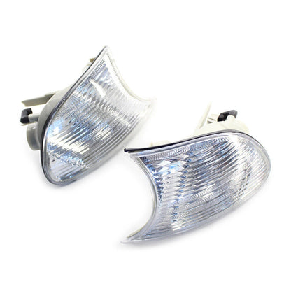 2 x Clear Corner Light Signal Lens for BMW E46 3-Series (2000-2001)
