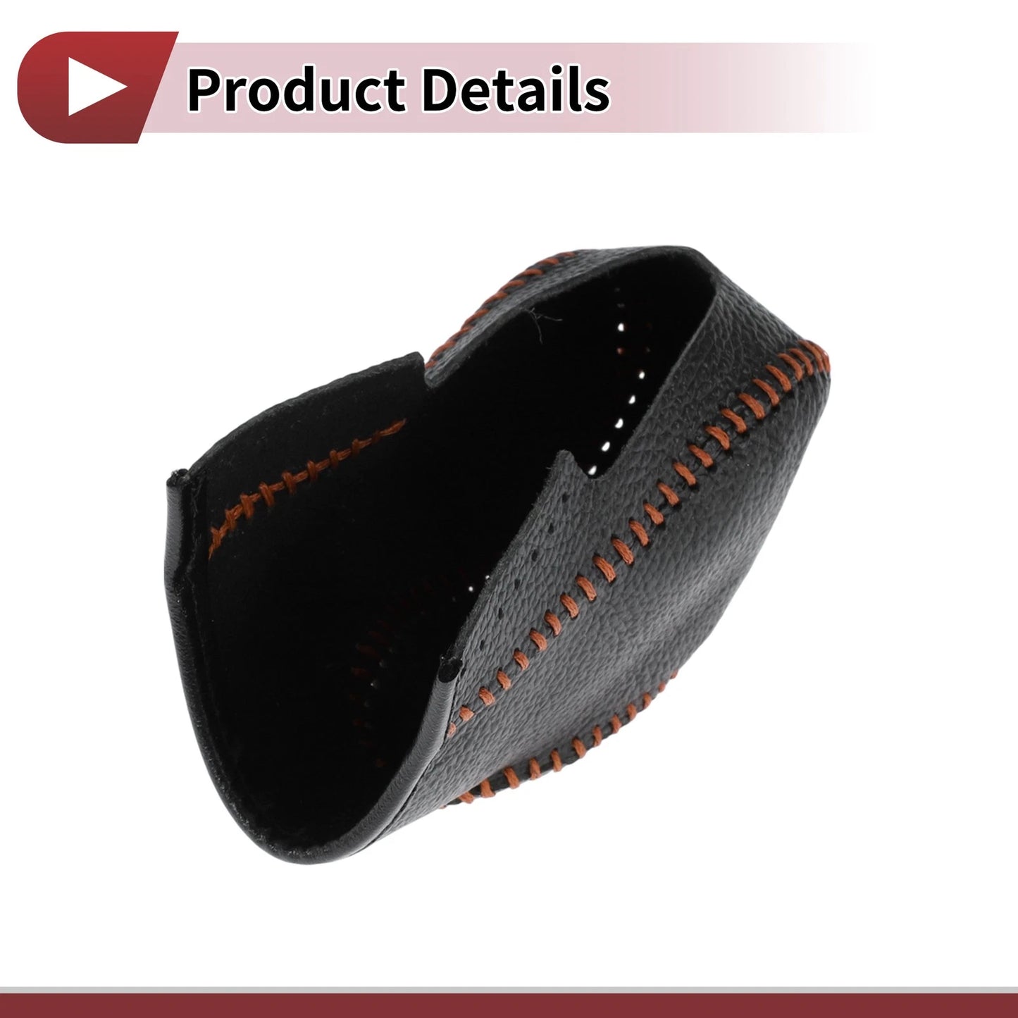Gear Shift Knob Cover for Ford Fusion (2013-2016) Black Brown