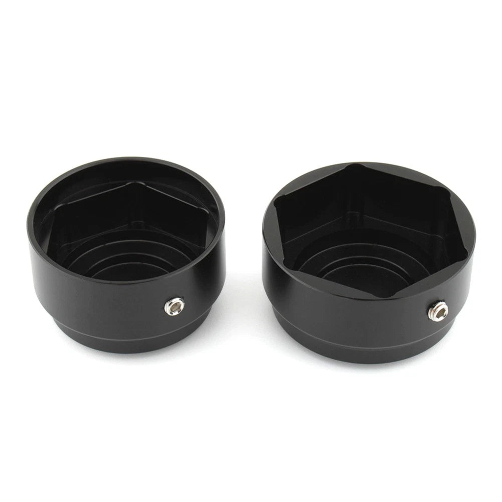 Rear Axle Covers 2 x Black Aluminum for Harley Nightster 975 (2022+)