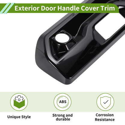 Exterior Door Handle Cover Trim Tailgate ABS for Chevrolet Silverado 1500