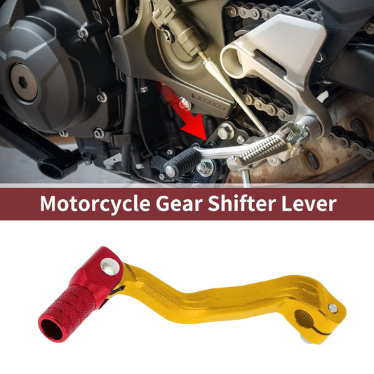 Folding Motorcycle Gear Shifter Lever for Bosuer M4 Gold Tone