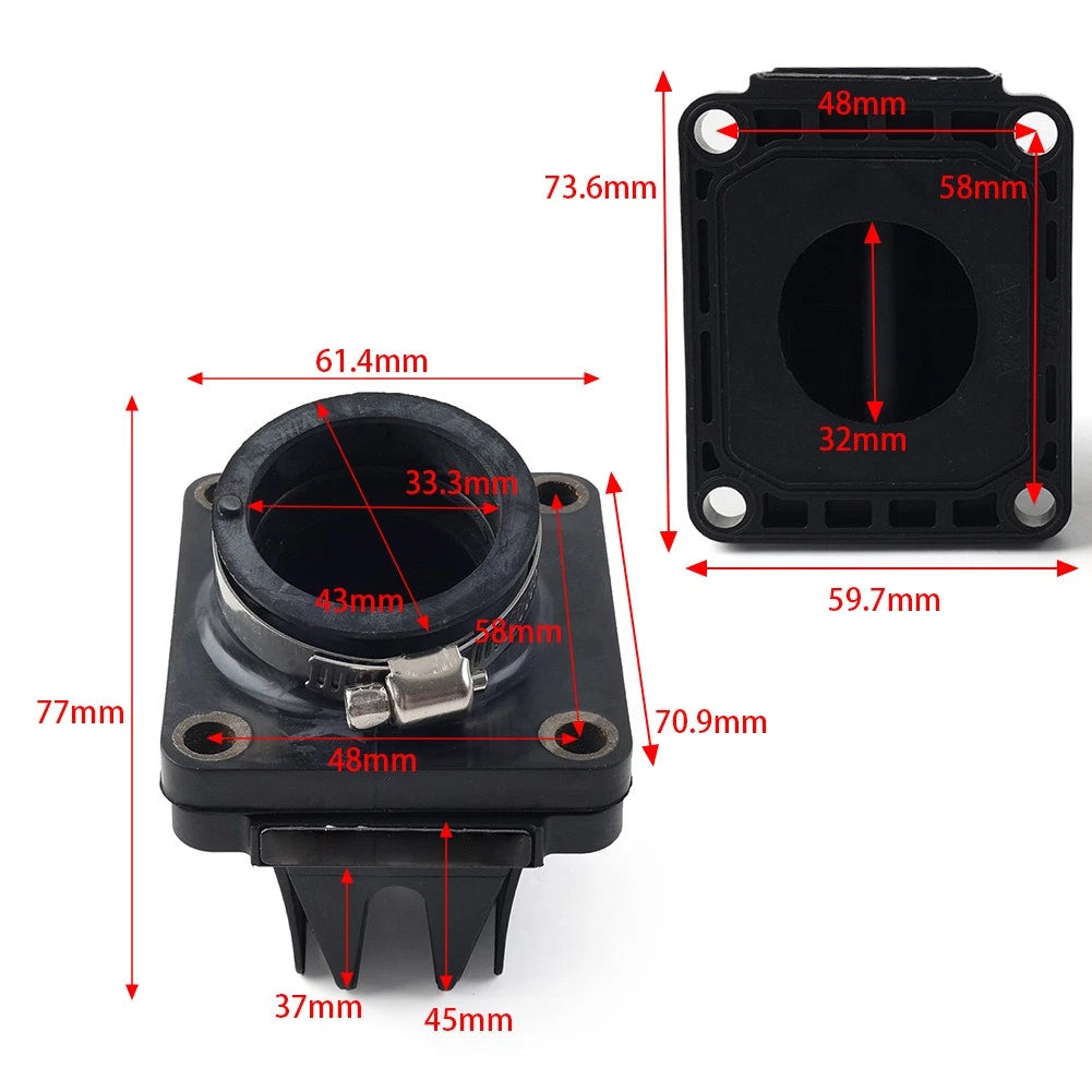 Reed Valve System V4R82A-I Black for Yamaha YZ80 YZ85 (1993-2022)