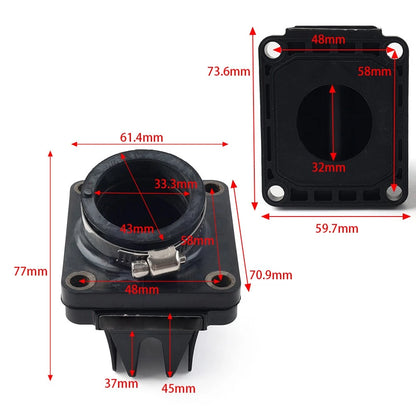 Reed Valve System V4R82A-I Black for Yamaha YZ80 YZ85 (1993-2022)