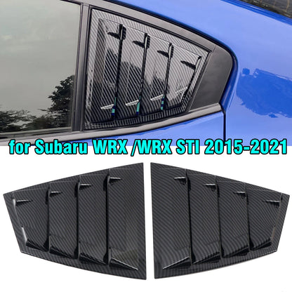 2 x Exterior Window Louver Shutter Cover for Subaru WRX/WRX STI (2015–2021)