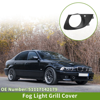 Front Left Fog Light Grill for BMW E65 E66 (2006-2008) - 1 Pc Black