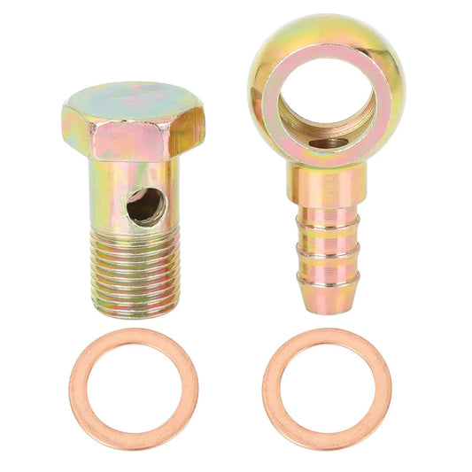 16mm Banjo Hose Barb Bolt Fittings Banjo Bolt Washer for Motorcycle Car