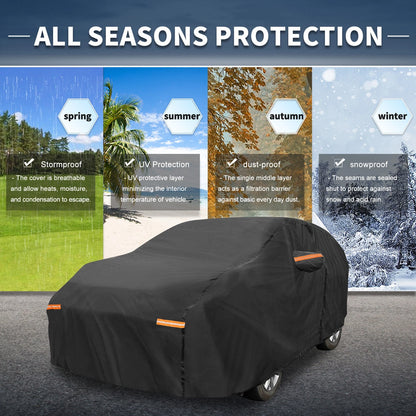 Waterproof Car Cover with Zipper for Toyota Sienna (2004-2023)