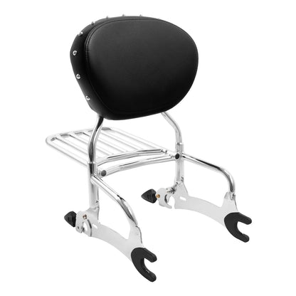 Backrest Sissy Bar Luggage Rack for Indian Chief Dark Horse (2014-2018)