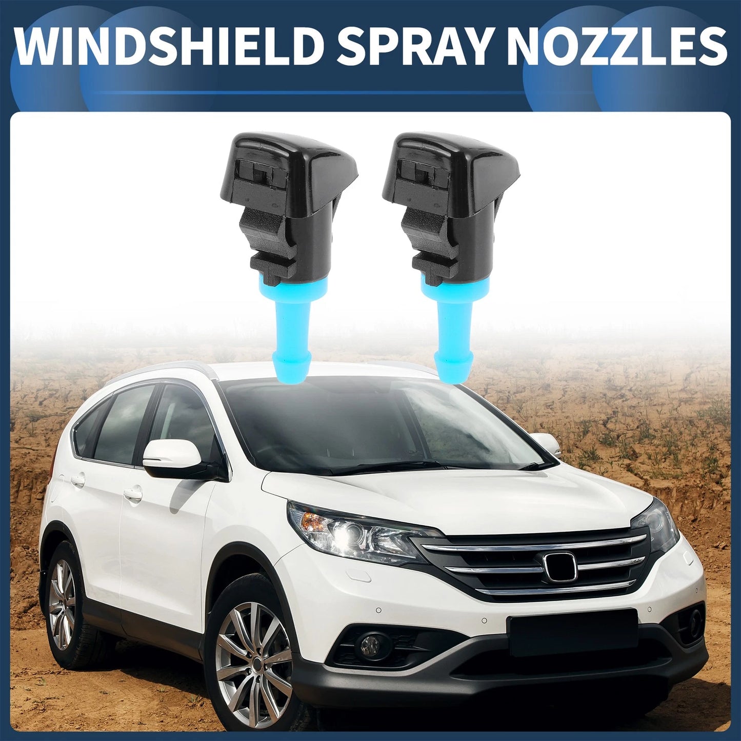 Front Windshield Washer Nozzles  for Subaru Impreza (2008-2011)