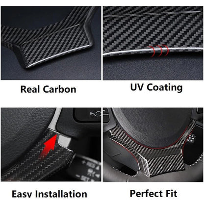 3 x Car Steering Wheel Cover Trim for Lexus IS RC NX (2015-2024)