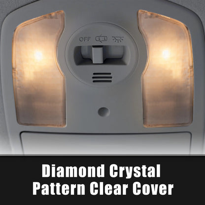 1 Set Interior Dome Light Lens Covers for Toyota Prius E G L S 1.8L (2010–2015)