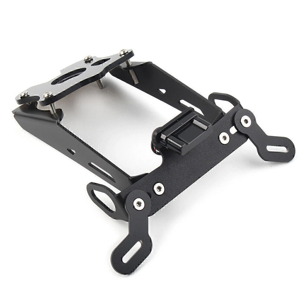 Black License Plate Holder Fender Eliminator for Yamaha MT-09 (2021-2022)