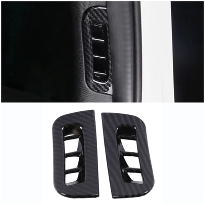 ABS Fiber Front A-Pillar Air Outlet Cover Trim for Jeep Grand Cherokee (2014-2021)