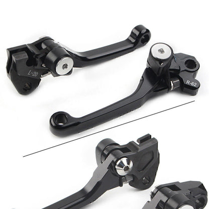Black CNC Aluminum Brake Clutch Levers for RMZ450 (2005-2022) - 1 Pair