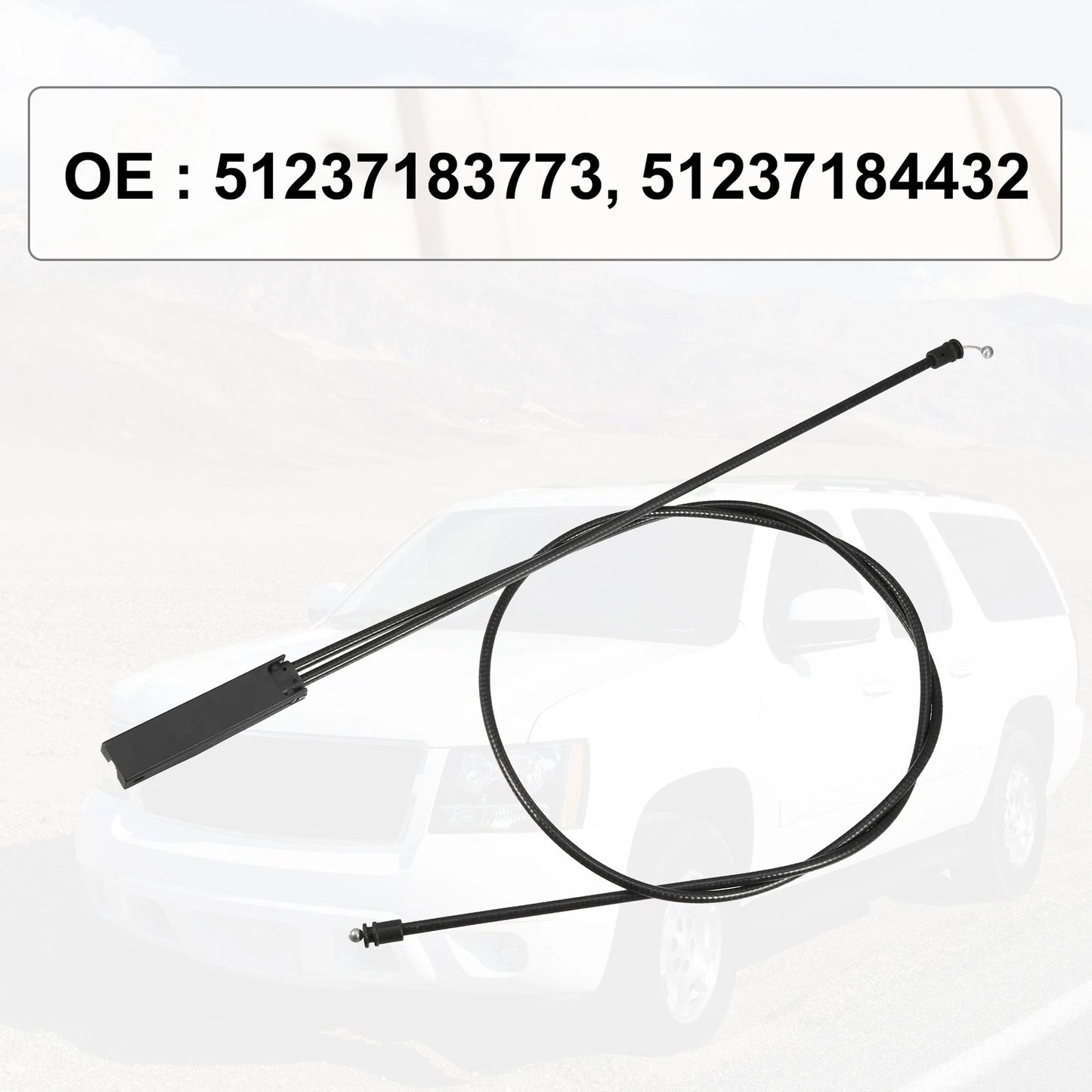 Front Hood Release Cables for BMW 328i (2007-2013)