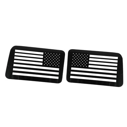 Black Rear Window USA Flag Decals for Ford Bronco (2021-2023)