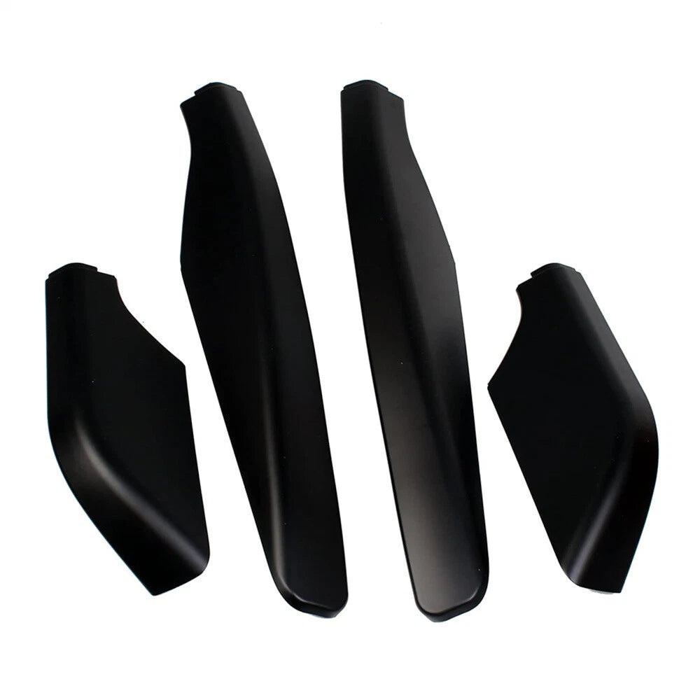 4 x Black ABS Roof Rack End Cover Caps for Mitsubishi Pajero (2009-2018)