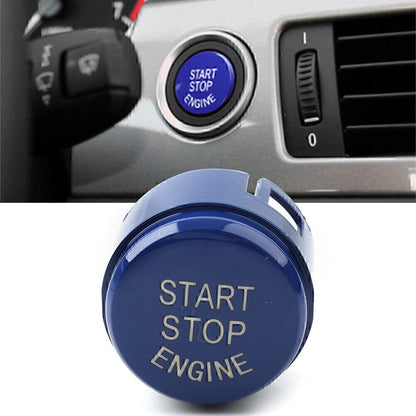 Blue Engine Start Stop Switch Button Cover for BMW F10 F15 F16 F22 (2011-2019)