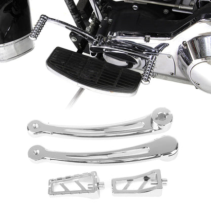 Extended Reach Heel/Toe Shift Lever for Harley Touring (1988-2023) Chrome