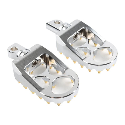 CNC Wide Fat Foot Pegs for Harley Dyna Sportster (2004-2023)
