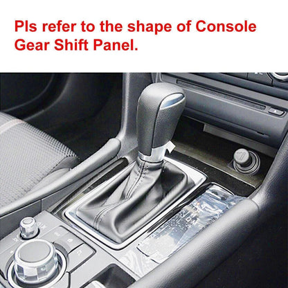 Carbon Fiber Console Gear Shift Pane Frame Cover for Mazda 3 Axela (2017-2018)